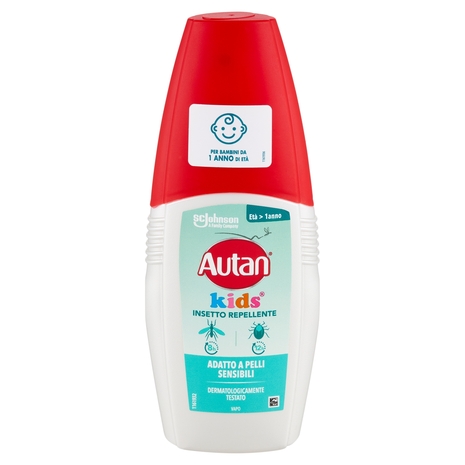 Autan Kids Vapo per bambini da 1 anno di età, insetto repellente, contro zanzare e zecche, 100ml